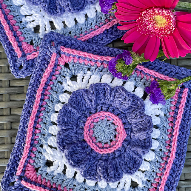 Fancy Floral Square