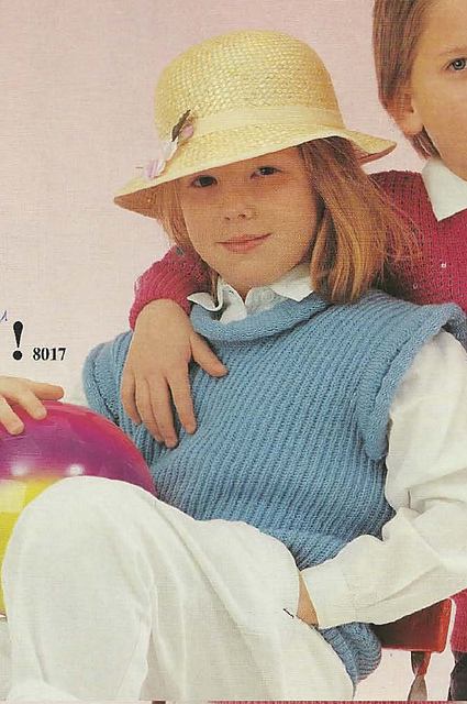 8017 - Débardeur enfant, bleu ciel