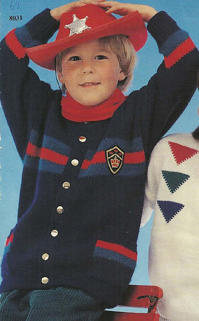 8031 - Veste enfant avec blason