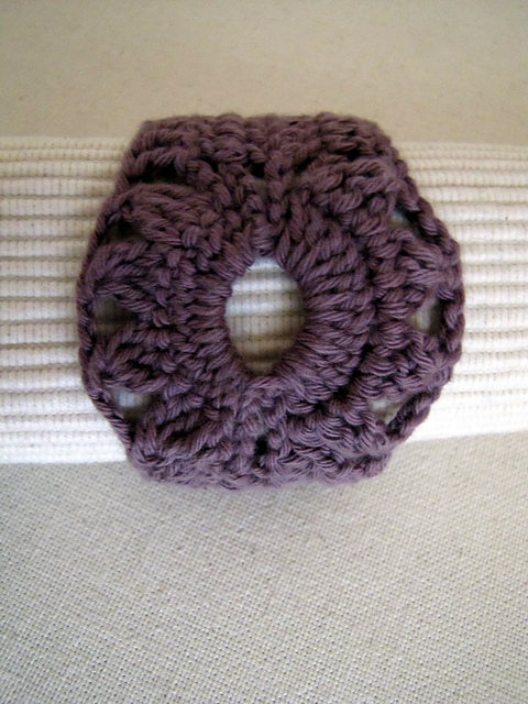 Crochet Flower Bracelet