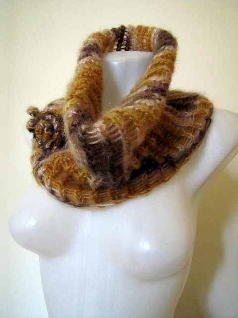 Loom Knit Cowl