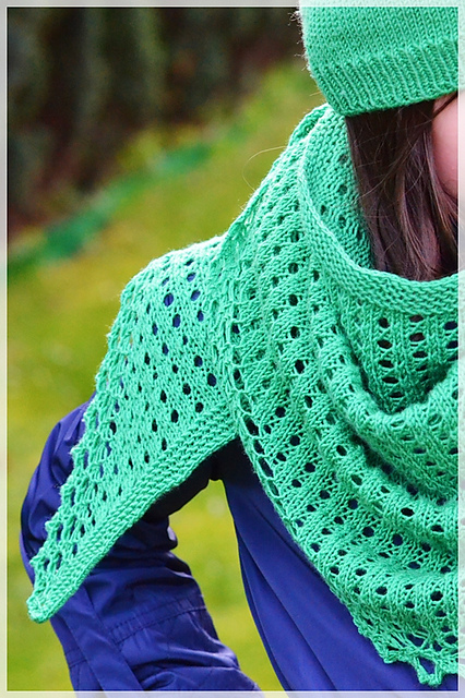 The colour of hope Shawl