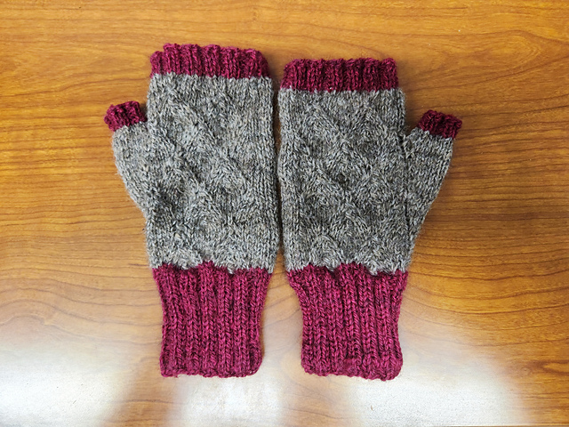 Falling Leaves Mitts
