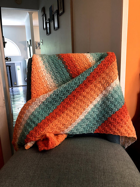 C2C Cupcake Throw