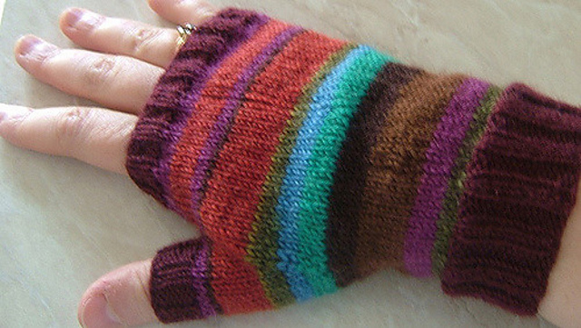 Telescope Knitting Mitts