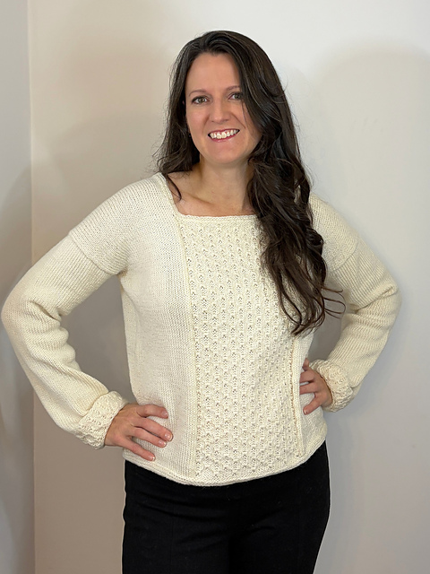 Diamond Canvas Sweater