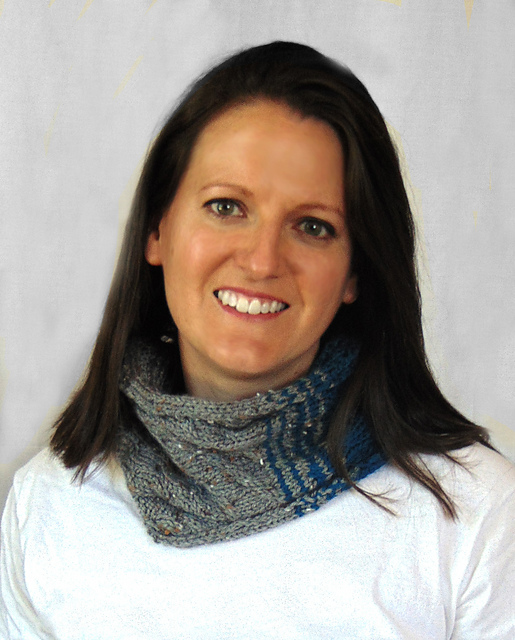 Hand Knit Cabled Cowl
