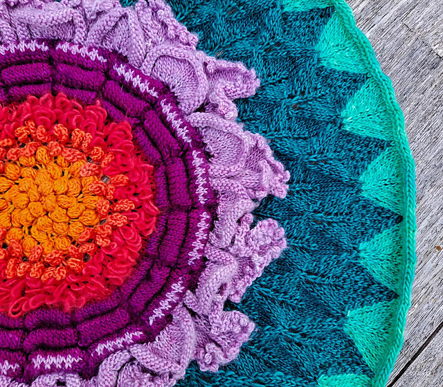 Peony Mandala Cushion Cover
