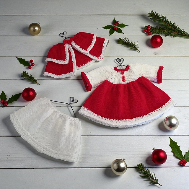 Lilly and May Christmas clothes