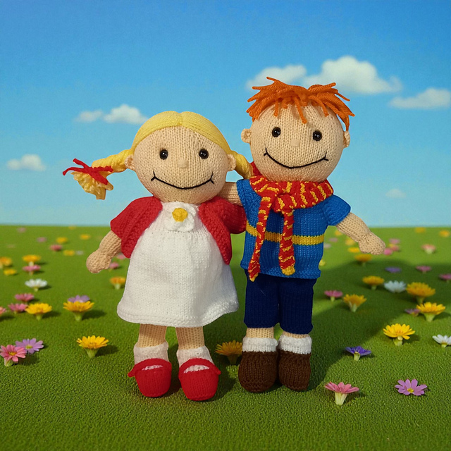 Finn and Freya dolls