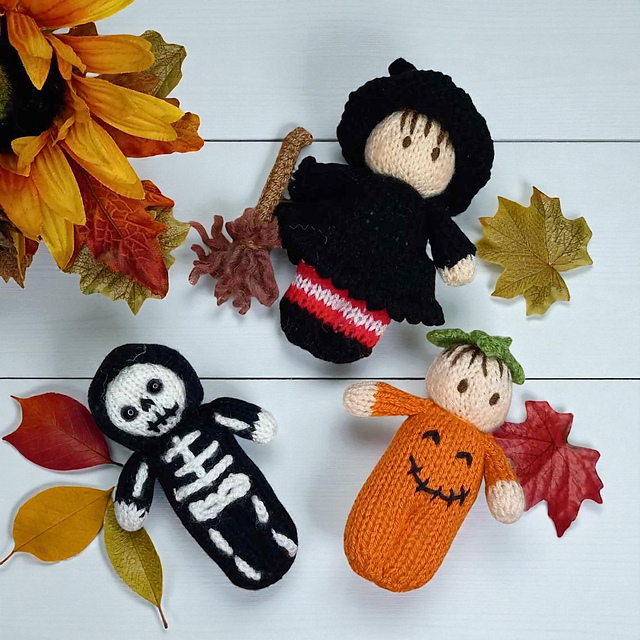 Halloween Bitsy Dolls