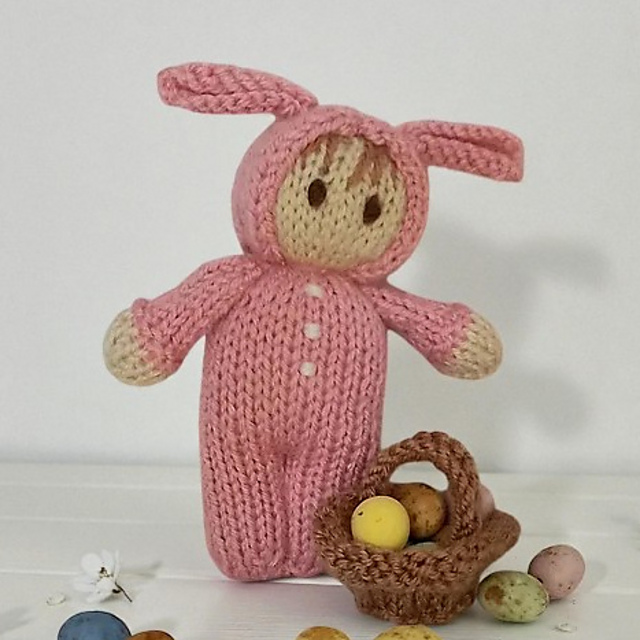 Easter Bunny Bitsy Doll