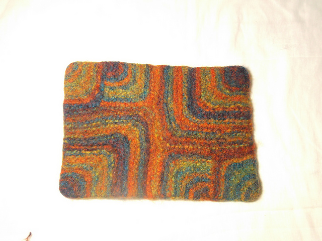 Rainbow Squares Felt Place Mat