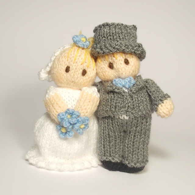 Bride and Groom Wedding Bitsy Baby Dolls
