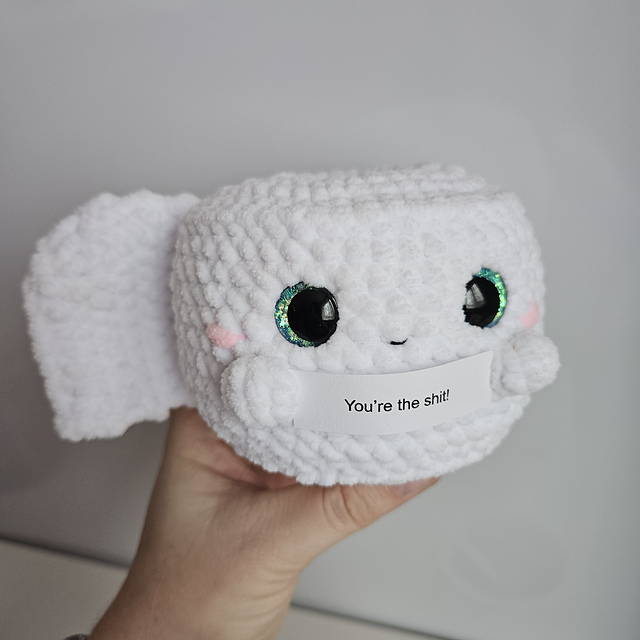 Ravelry: You're the Sh!t pattern by Claire The Crochet Lady