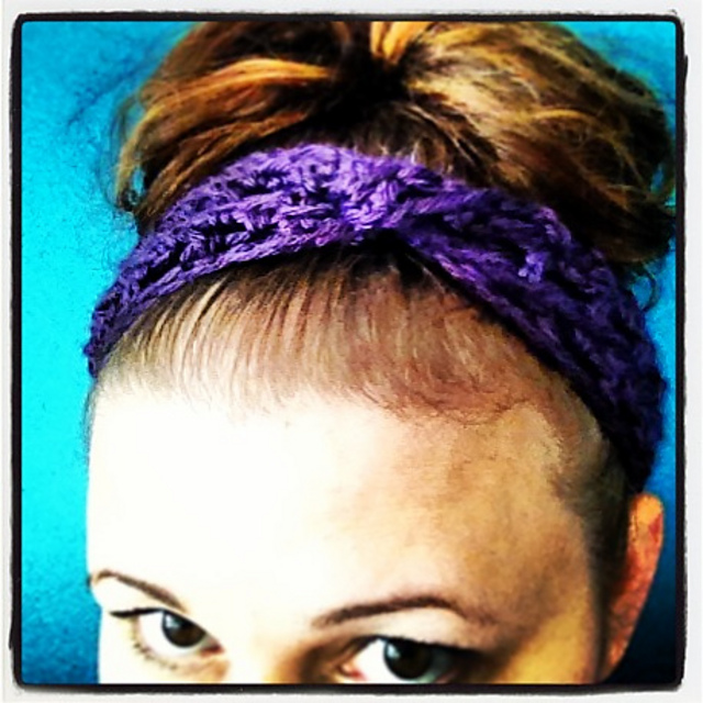 Plum Twist Headband