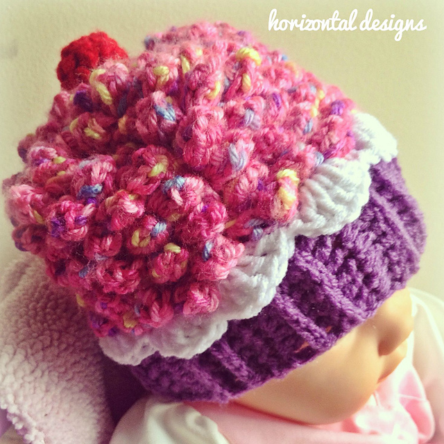 Cupcake Hat with Extra Icing