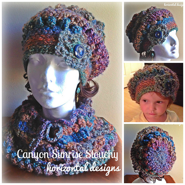 Canyon Sunrise Slouchy Hat