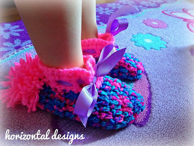 Cotton Candy Toddler Slippers