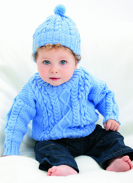 Cable Sweater and Beanie