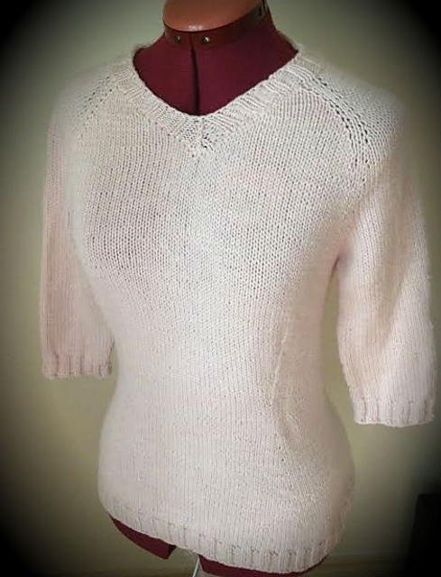 My first top down pullover
