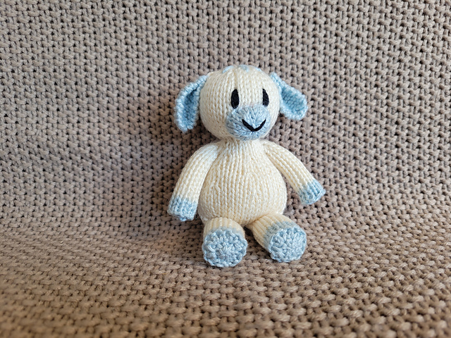 Cute Knitted Lamb