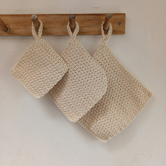 Simple Cotton Crochet Cloths
