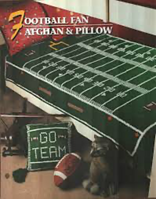 Football Fan Afghan & Pillow