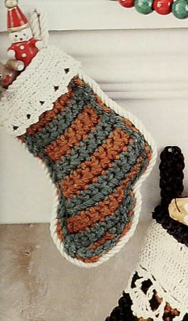 Country Stockings: Small Striped