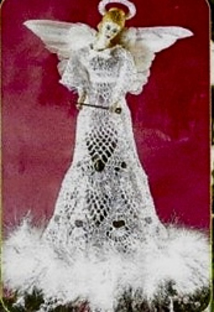Pineapple Tree Skirt & Topper: Angel Tree Topper
