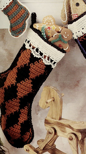 Country Stocking: Harlequin