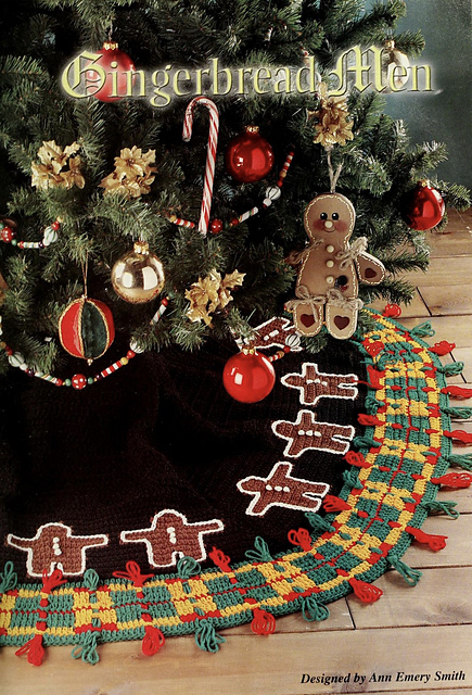 Gingerbread Men: Tree Skirt