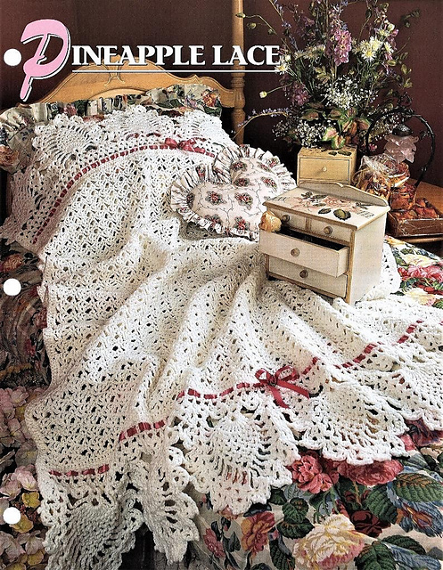 Pineapple Lace Afghan