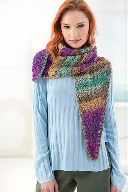 Shades of Spring Shawl