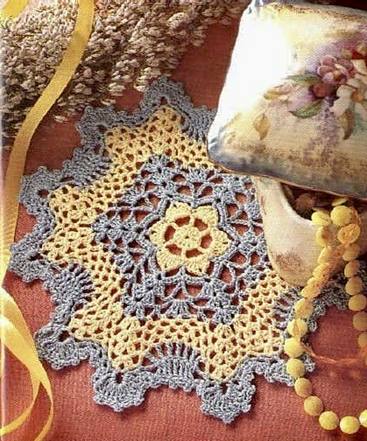 Spring Flowers Doily