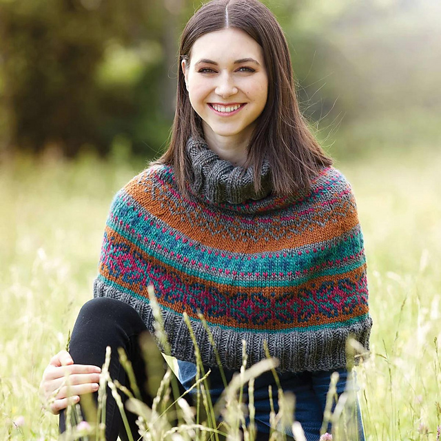 Fair Isle Capelet