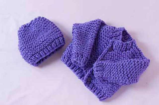Hayride Cardi and Hat