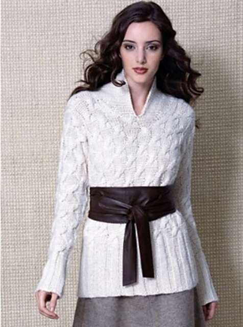 Cabled Pullover