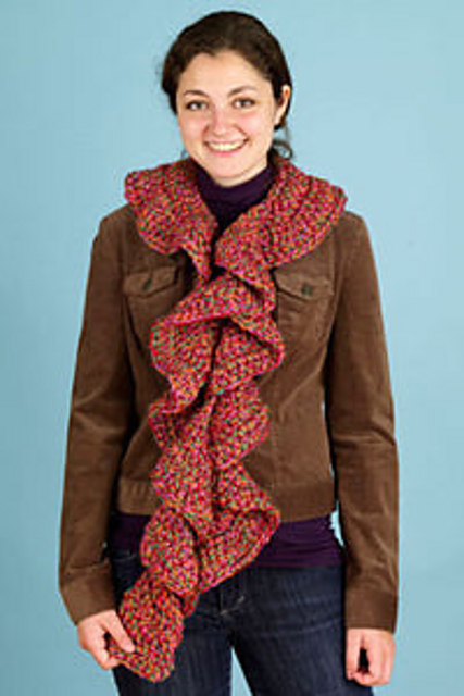 Flirty Ruffle Scarf 90423C/D