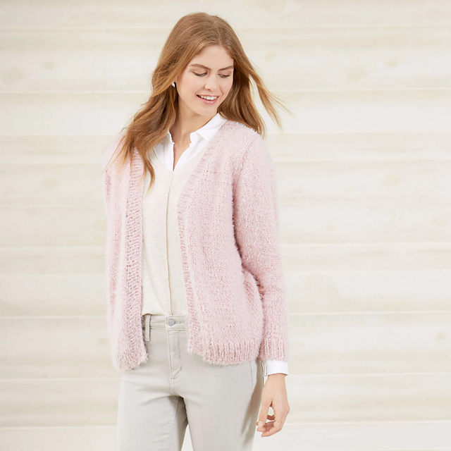 No-Button Cozy Knit Cardigan