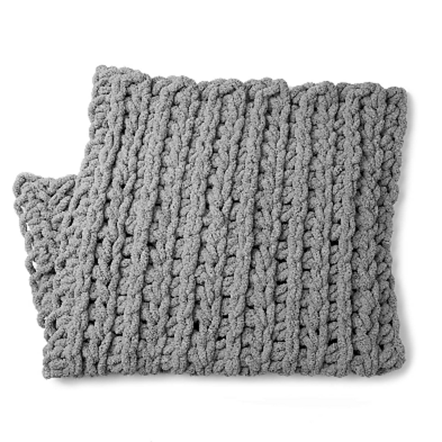 Big Ridge Crochet Throw
