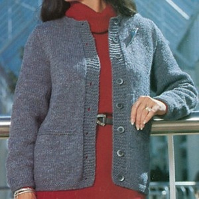 Crewneck Cardigan