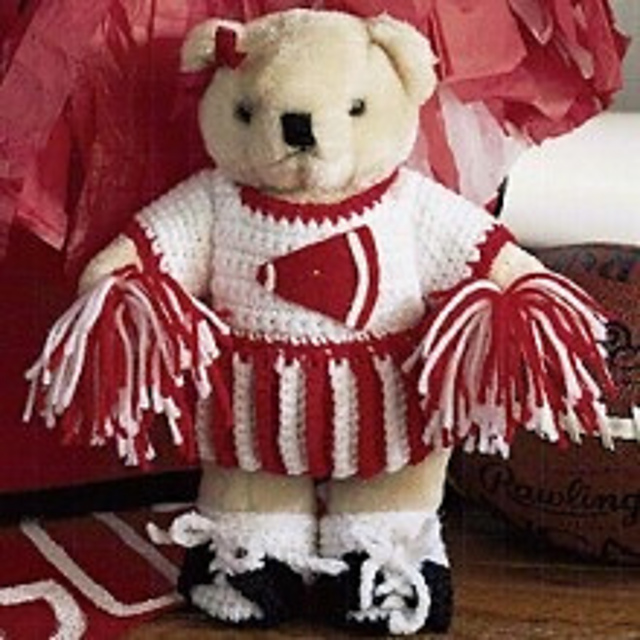"Beary" Cute Cheerleader Clothing