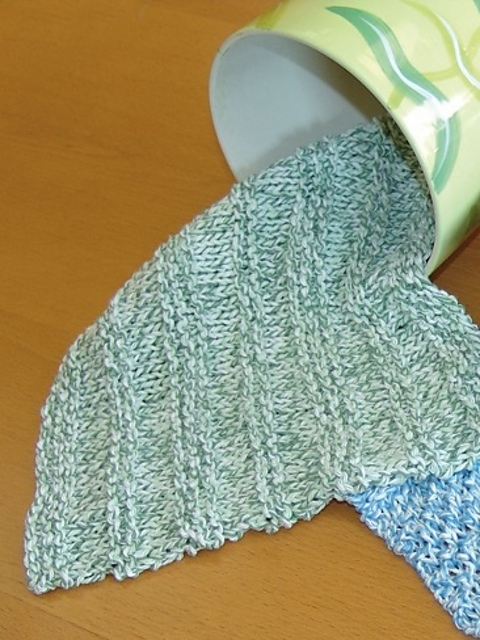 Ridged Knit Dishcloth #2242