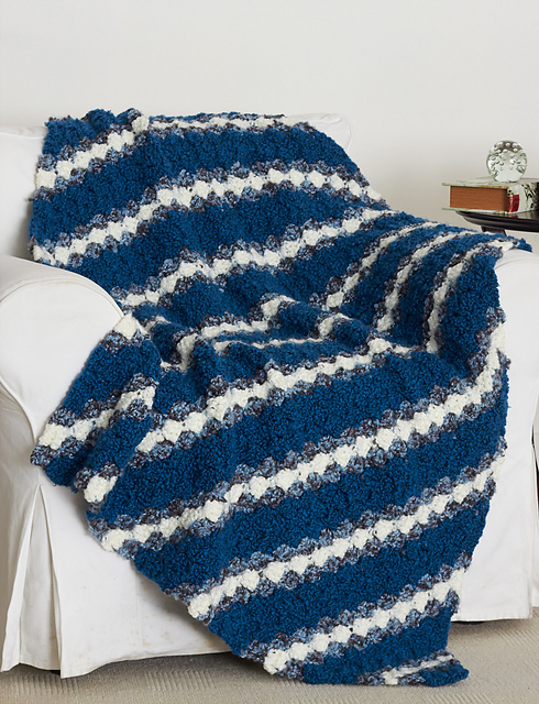 Bias Stripes Afghan