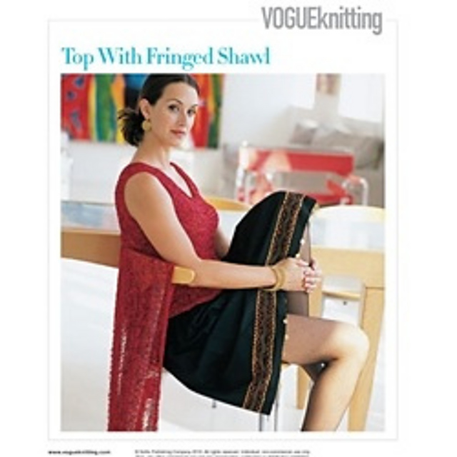 #16 It Takes Two - Fringed Shawl