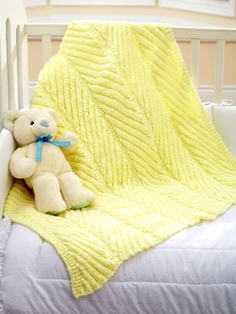 Diagonal Rib Blanket