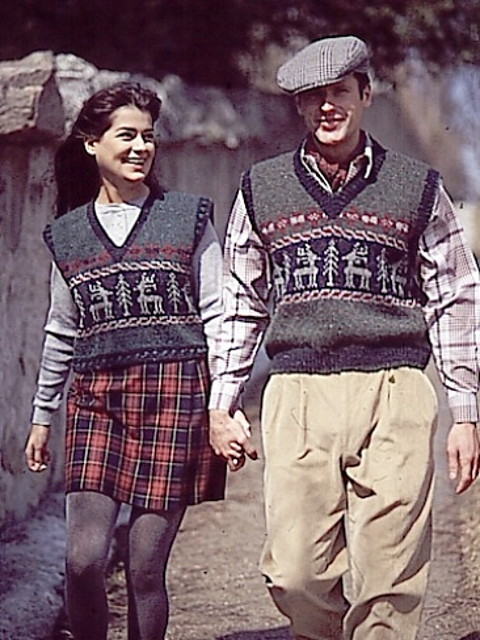 Retro Vests (fair isle)