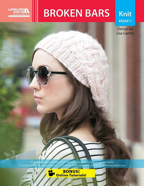 Broken Bars Slouchy Beanie