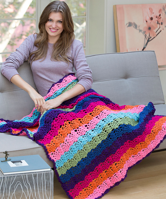 Rainbow View Throw